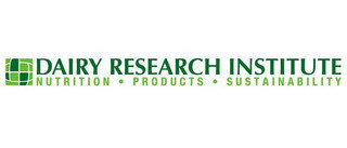 DAIRY RESEARCH INSTITUTE NUTRITION · PRODUCTS · SUSTAINABILITY