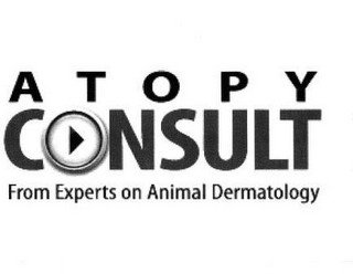 ATOPY CONSULT FROM EXPERTS IN ANIMAL DERMATOLOGY