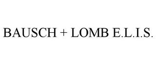 BAUSCH + LOMB E.L.I.S. recognize phone