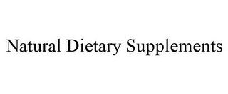 NATURAL DIETARY SUPPLEMENTS