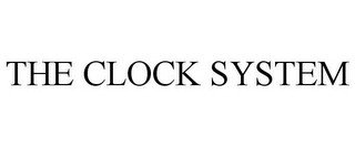 THE CLOCK SYSTEM recognize phone