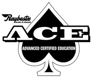 ACE RAYBESTOS ADVANCED CERTIFIED EDUCATION BRAKE & CHASSIS