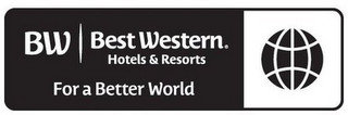 BW BEST WESTERN. HOTELS & RESORTS FOR A BETTER WORLD recognize phone