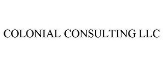 COLONIAL CONSULTING LLC