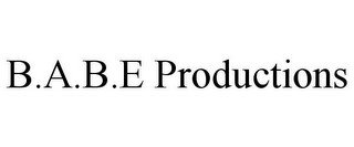 B.A.B.E PRODUCTIONS recognize phone