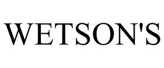 WETSON'S