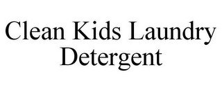 CLEAN KIDS LAUNDRY DETERGENT