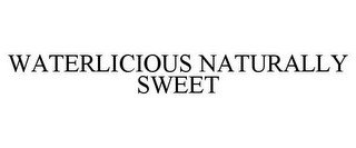 WATERLICIOUS NATURALLY SWEET recognize phone