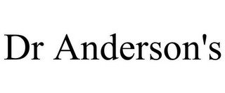 DR ANDERSON'S