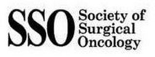SSO SOCIETY OF SURGICAL ONCOLOGY