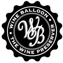 WB · WINE BALLOON · THE WINE PRESERVER