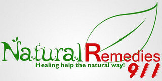 NATURAL REMEDIES 911 HEALING HELP THE NATURAL WAY!