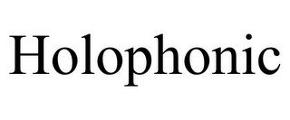 HOLOPHONIC
