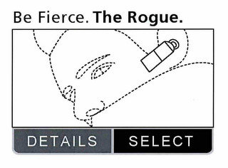 BE FIERCE. THE ROGUE. DETAILS SELECT recognize phone