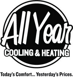 ALL YEAR COOLING & HEATING TODAY'S COMFORT... YESTERDAY'S PRICES. recognize phone
