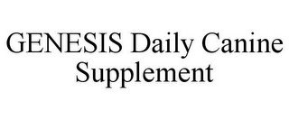 GENESIS DAILY CANINE SUPPLEMENT