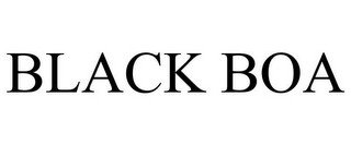 BLACK BOA