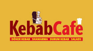 KEBAB CAFE DÖNER KEBAB · SHAWARMA · DURUM KEBAB · SALADS