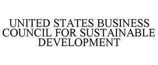 UNITED STATES BUSINESS COUNCIL FOR SUSTAINABLE DEVELOPMENT recognize phone
